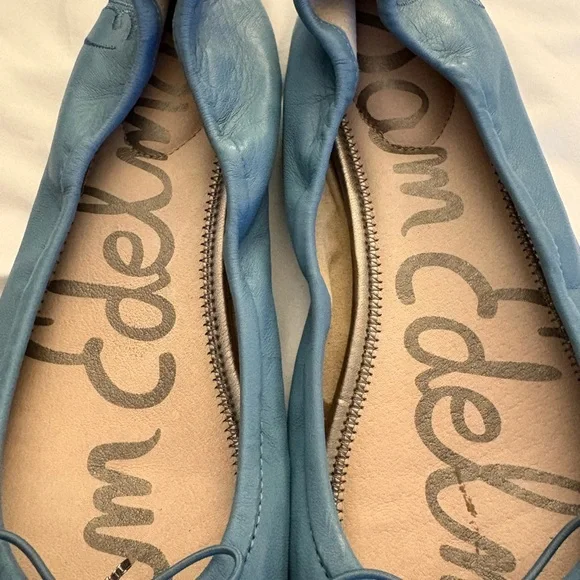 Sam Edelman Women’s Felicia Sky Blue Ballet Flats - Picture 9 of 10